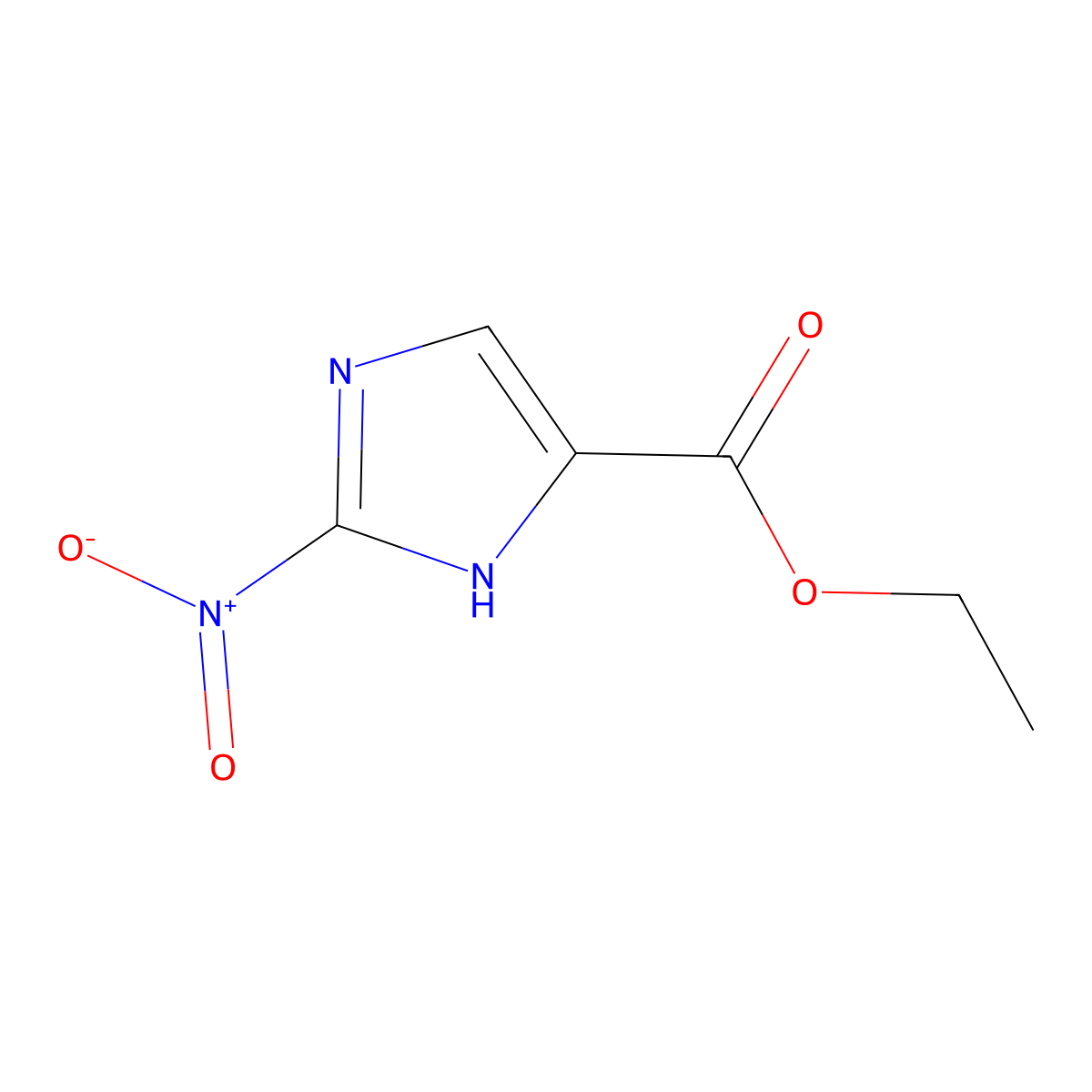 ethyl 2-nitro-1H-imidazole-5-carboxylate molecular structure, CAS 2421133-53-9