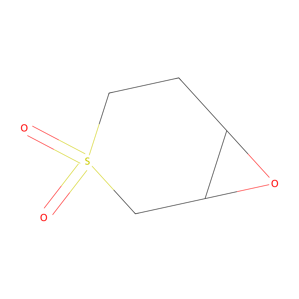 7-Oxa-3lambda6-thiabicyclo[4.1.0]heptane-3,3-dione molecular structure, CAS 24219-36-1