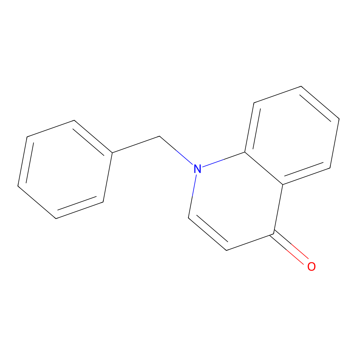 1-Benzylquinolin-4(1H)-one molecular structure, CAS 24220-92-6