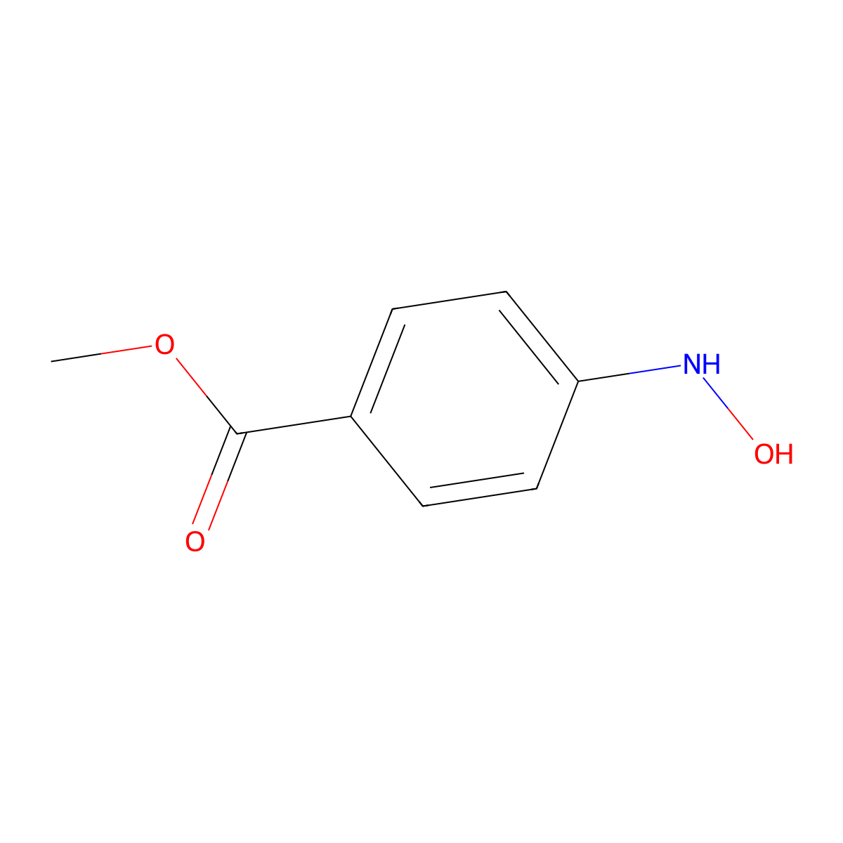 Methyl 4-(hydroxyamino)benzoate molecular structure, CAS 24226-29-7