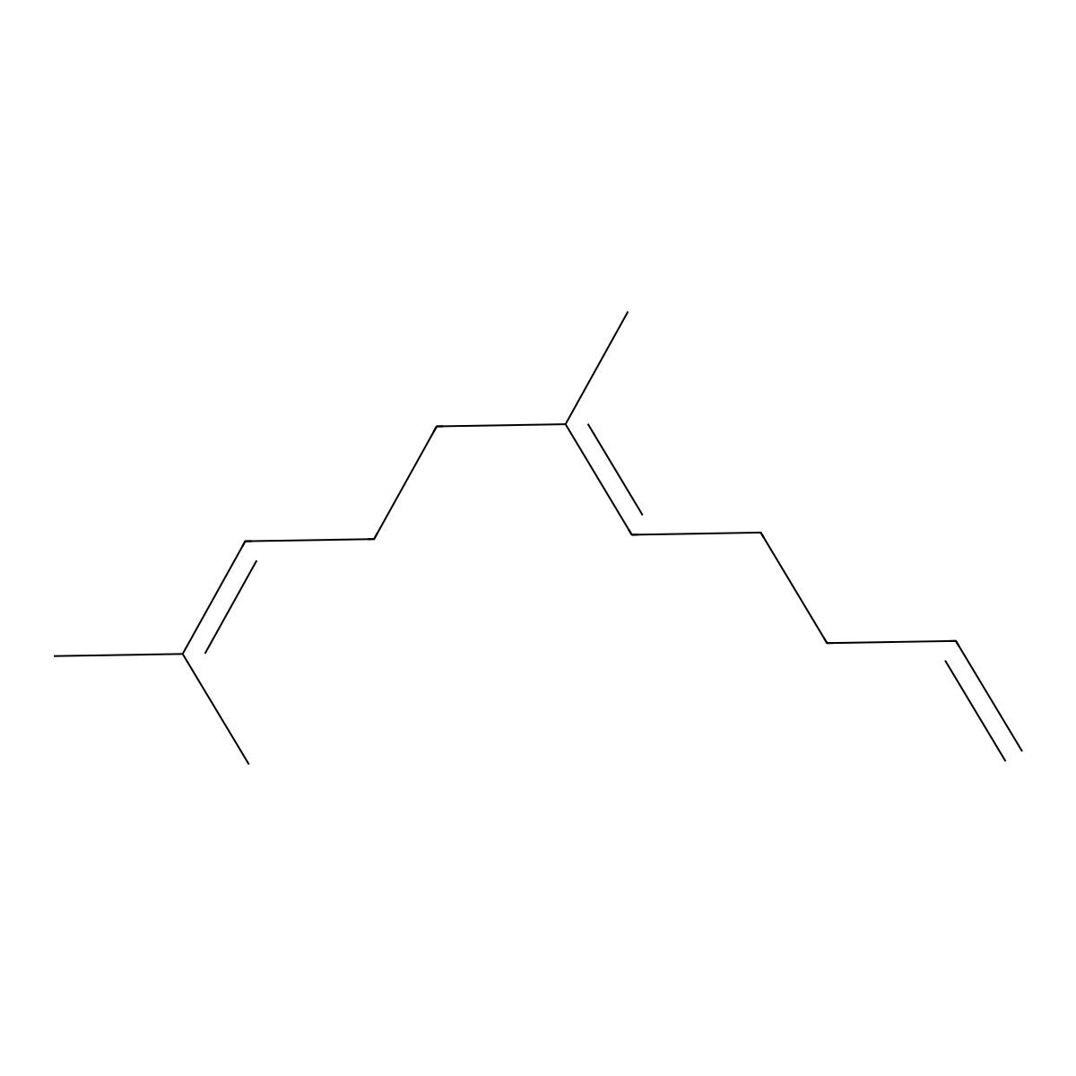 6,10-Dimethyl-1,5,9-undecatriene molecular structure, CAS 24238-82-2