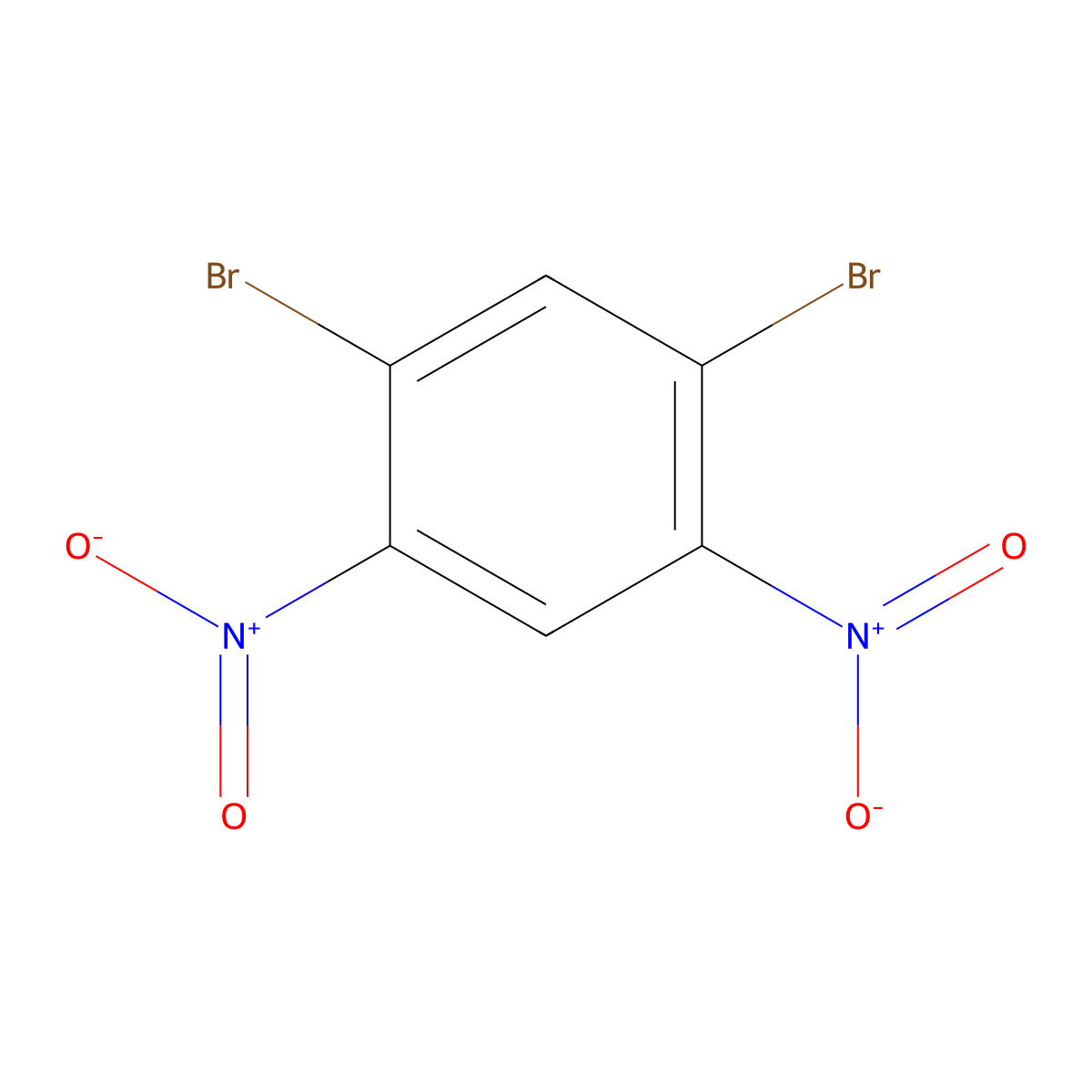 1,5-Dibromo-2,4-dinitrobenzene molecular structure, CAS 24239-82-5