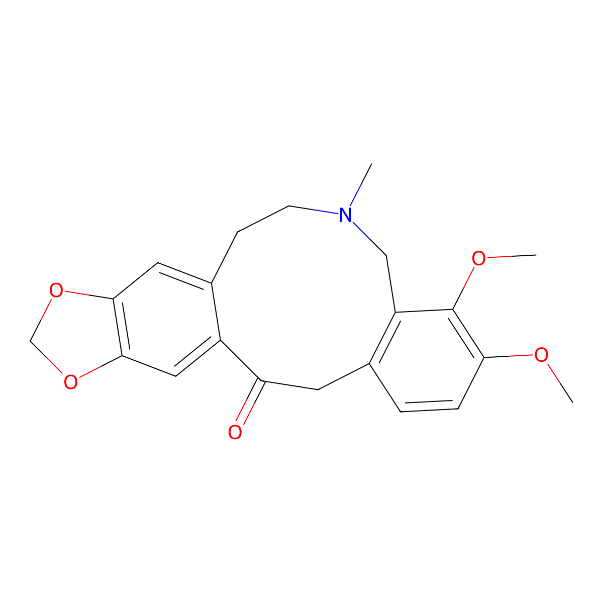 Allocryptopine molecular structure, CAS 24240-04-8