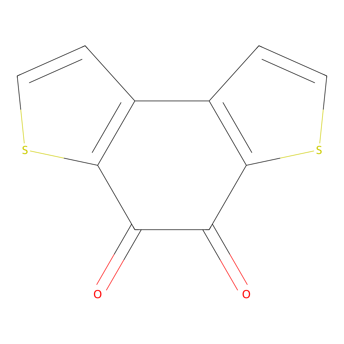 Benzo[1,2-b:4,3-b']dithiophene-4,5-dione molecular structure, CAS 24243-31-0