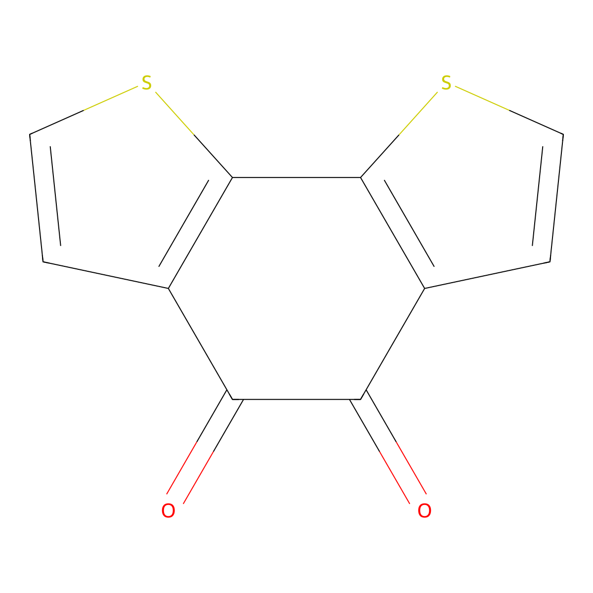 Benzo[1,2-b:6,5-b']dithiophene-4,5-dione molecular structure, CAS 24243-32-1