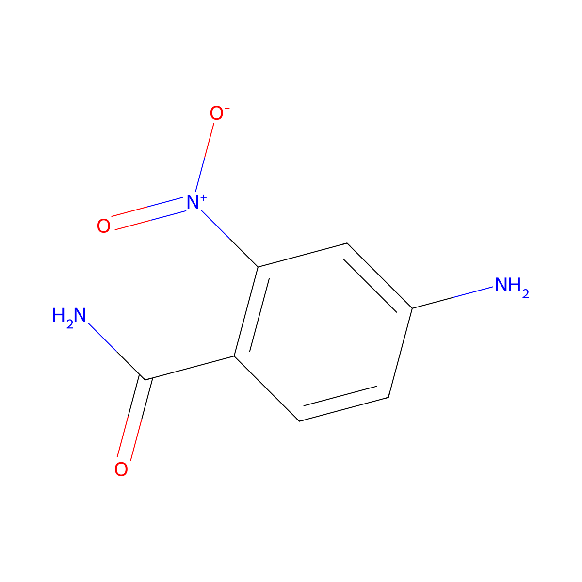4-Amino-2-nitrobenzamide molecular structure, CAS 242461-73-0