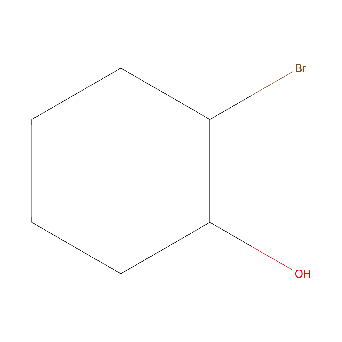 2-Bromocyclohexanol molecular structure, CAS 2425-33-4