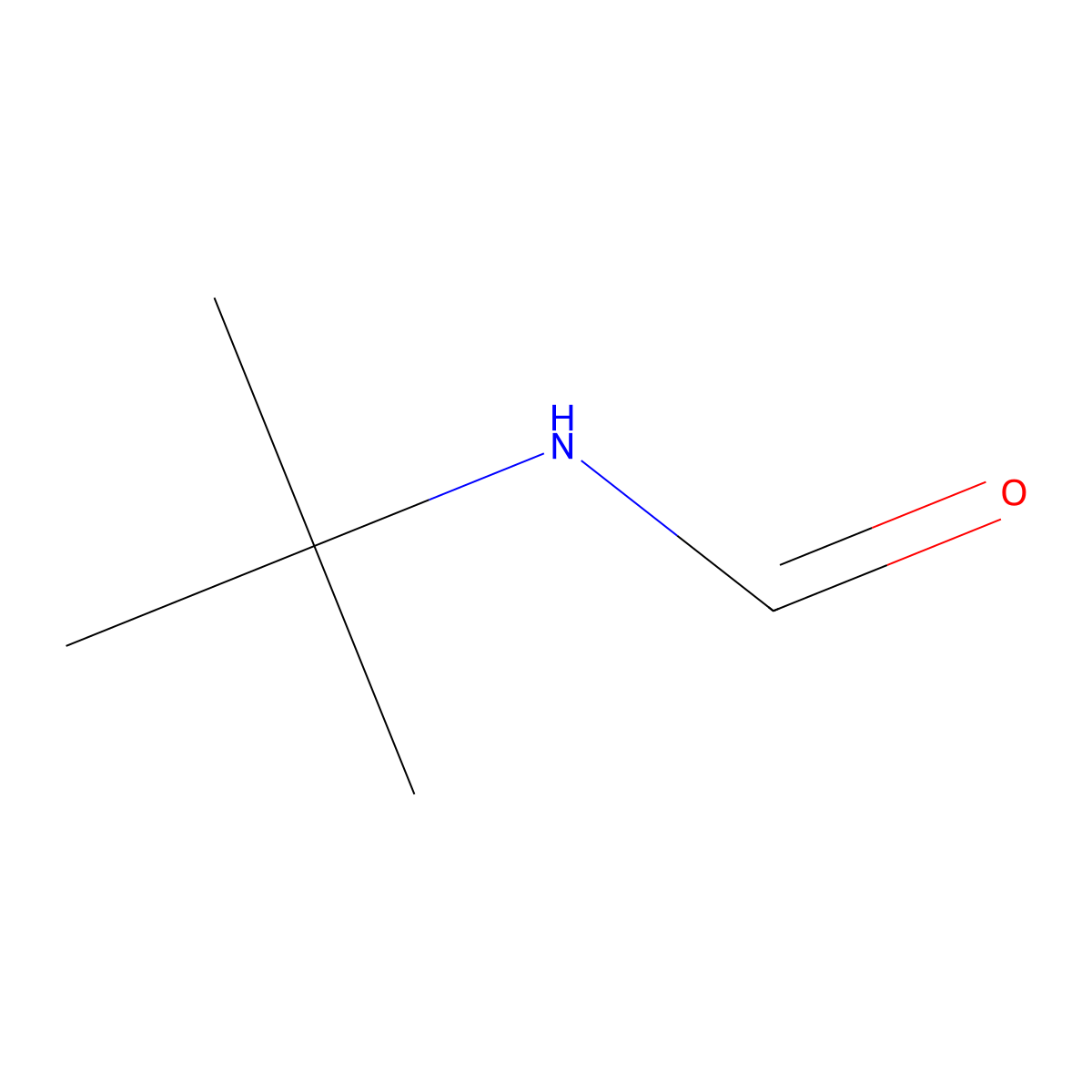 N-t-Butylformamide molecular structure, CAS 2425-74-3