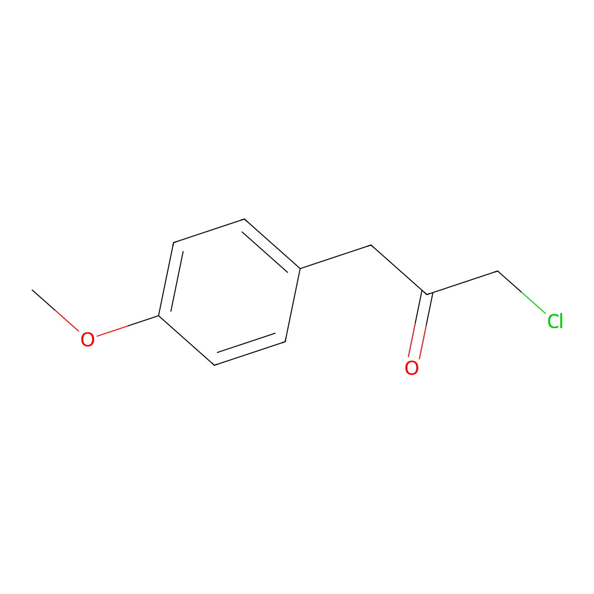 1-Chloro-3-(4-methoxyphenyl)propan-2-one molecular structure, CAS 24253-13-2
