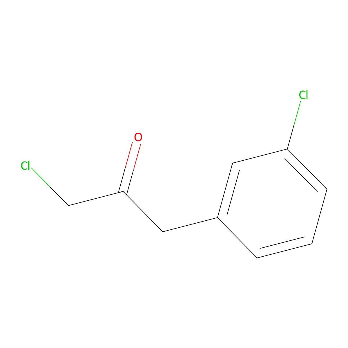 1-Chloro-3-(3-chlorophenyl)-2-propanone molecular structure, CAS 24253-17-6