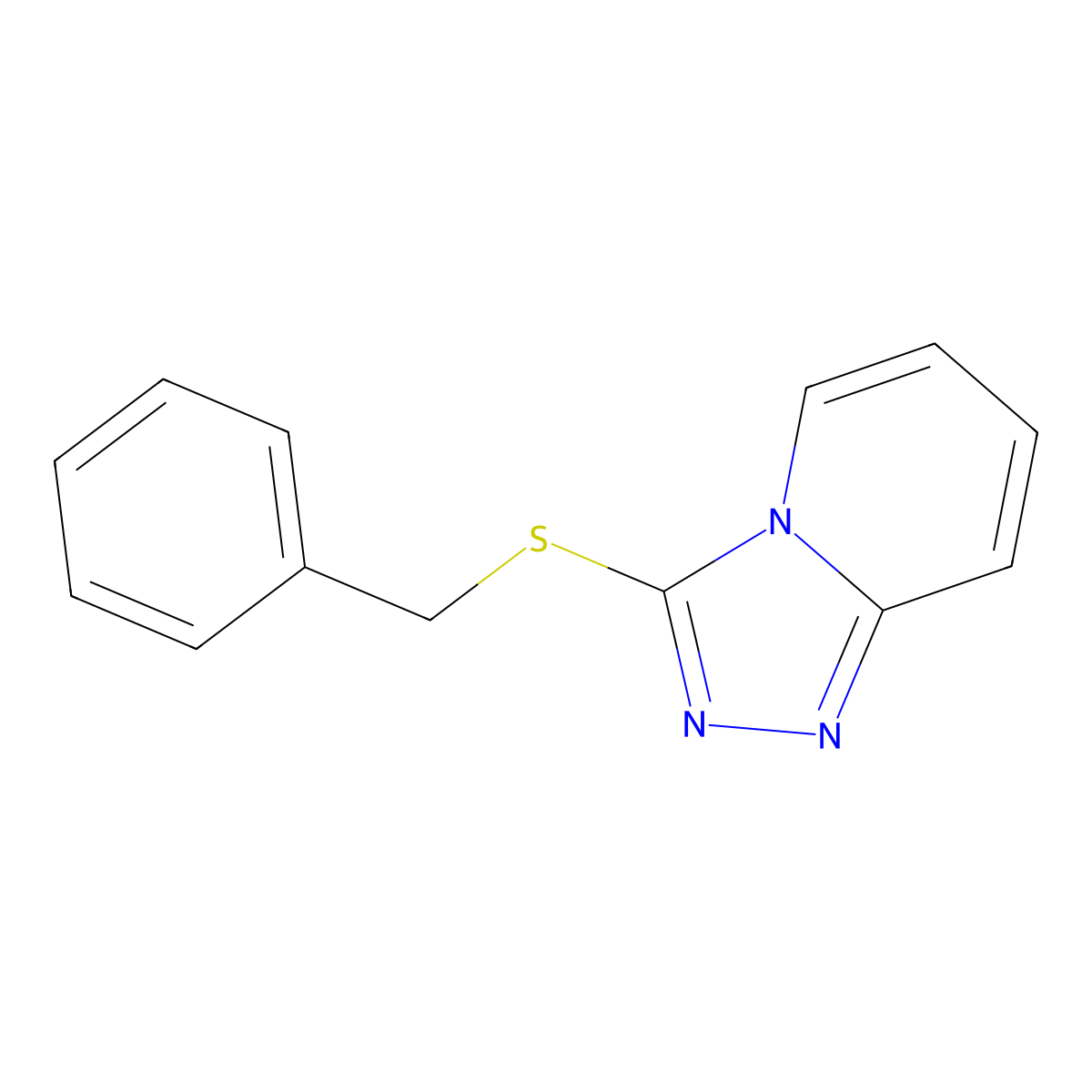 3-(Benzylsulfanyl)-[1,2,4]triazolo[4,3-a]pyridine molecular structure, CAS 2425347-02-8