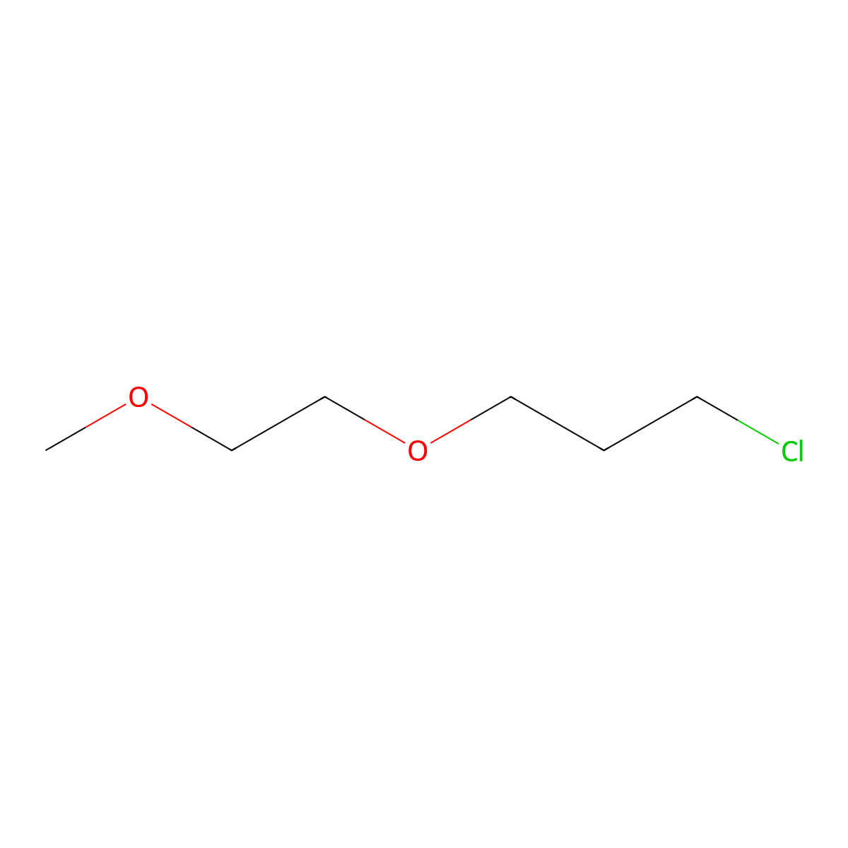 1-Chloro-3-(2-methoxyethoxy)propane molecular structure, CAS 24255-59-2