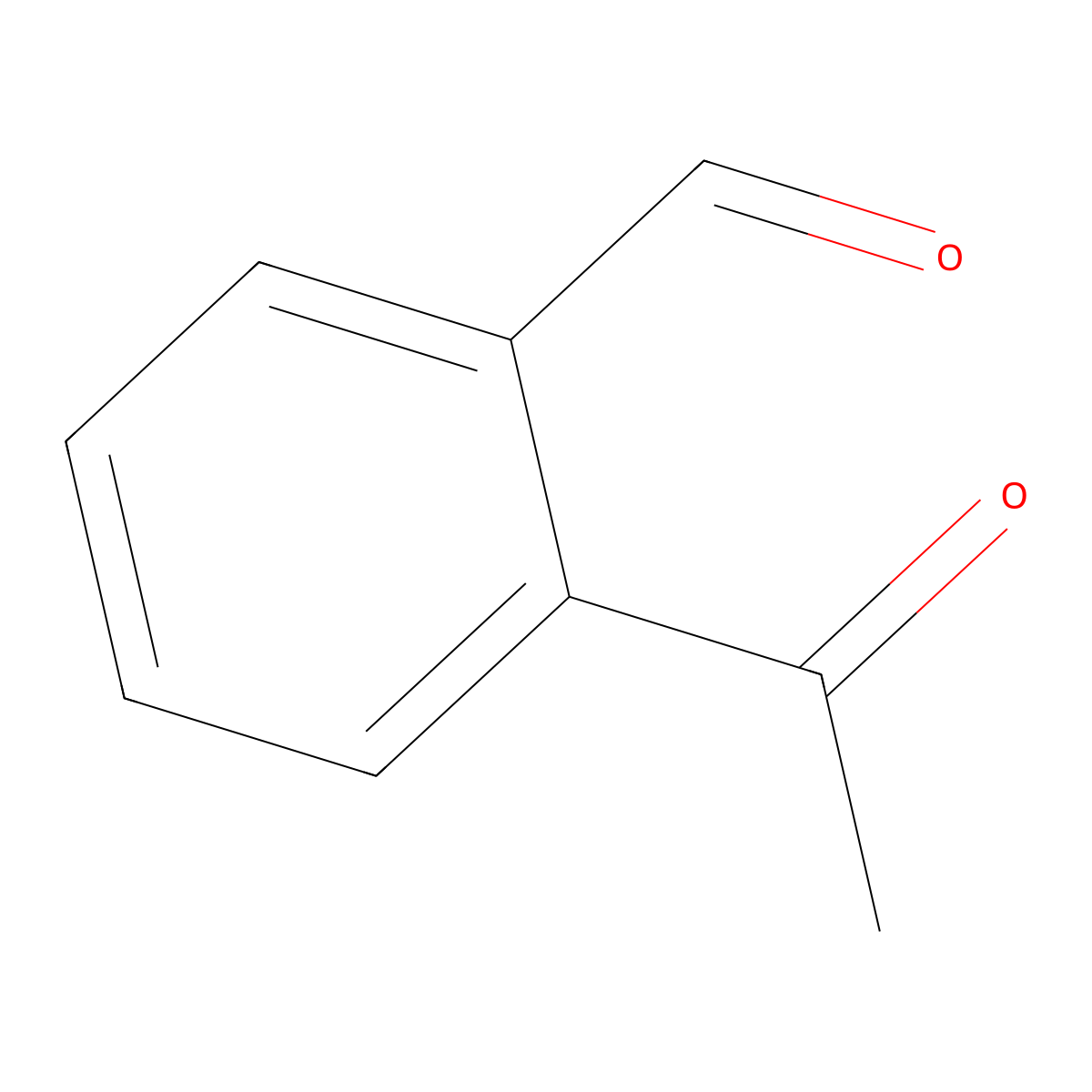 2-Acetylbenzaldehyde molecular structure, CAS 24257-93-0