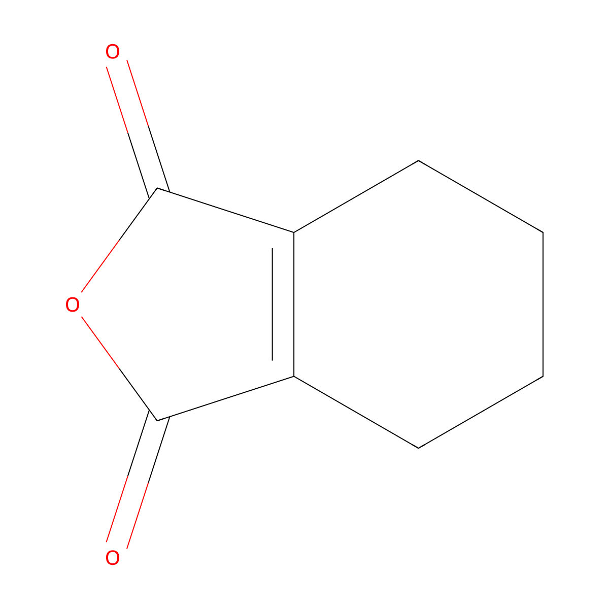 3,4,5,6-Tetrahydrophthalic anhydride molecular structure, CAS 2426-02-0