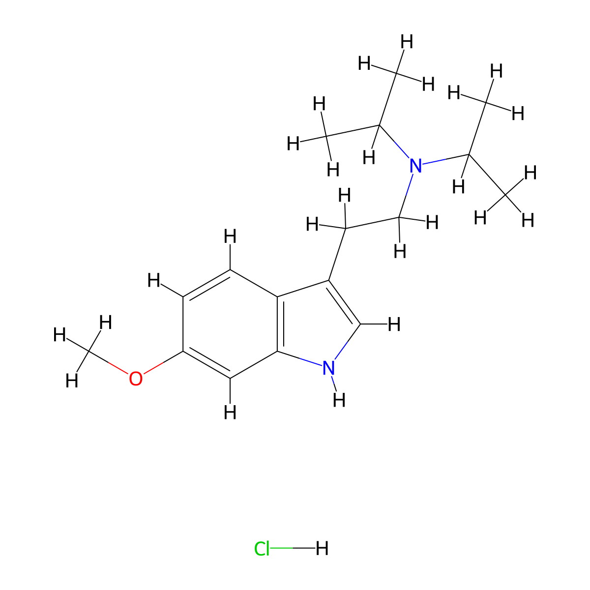 6-methoxy DiPT (hydrochloride) molecular structure, CAS 2426-76-8