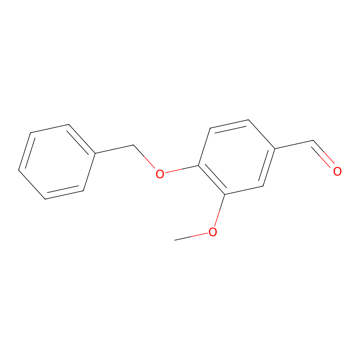 4-(Benzyloxy)-3-methoxybenzaldehyde molecular structure, CAS 2426-87-1