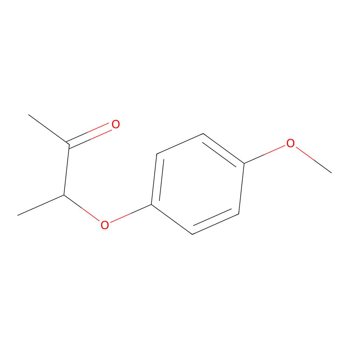 3-(4-Methoxyphenoxy)butan-2-one molecular structure, CAS 24264-51-5