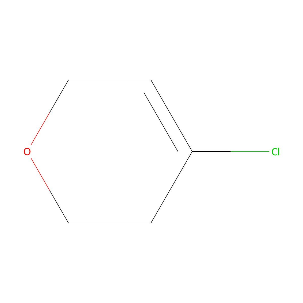4-Chloro-3,6-dihydro-2H-pyran molecular structure, CAS 24265-21-2