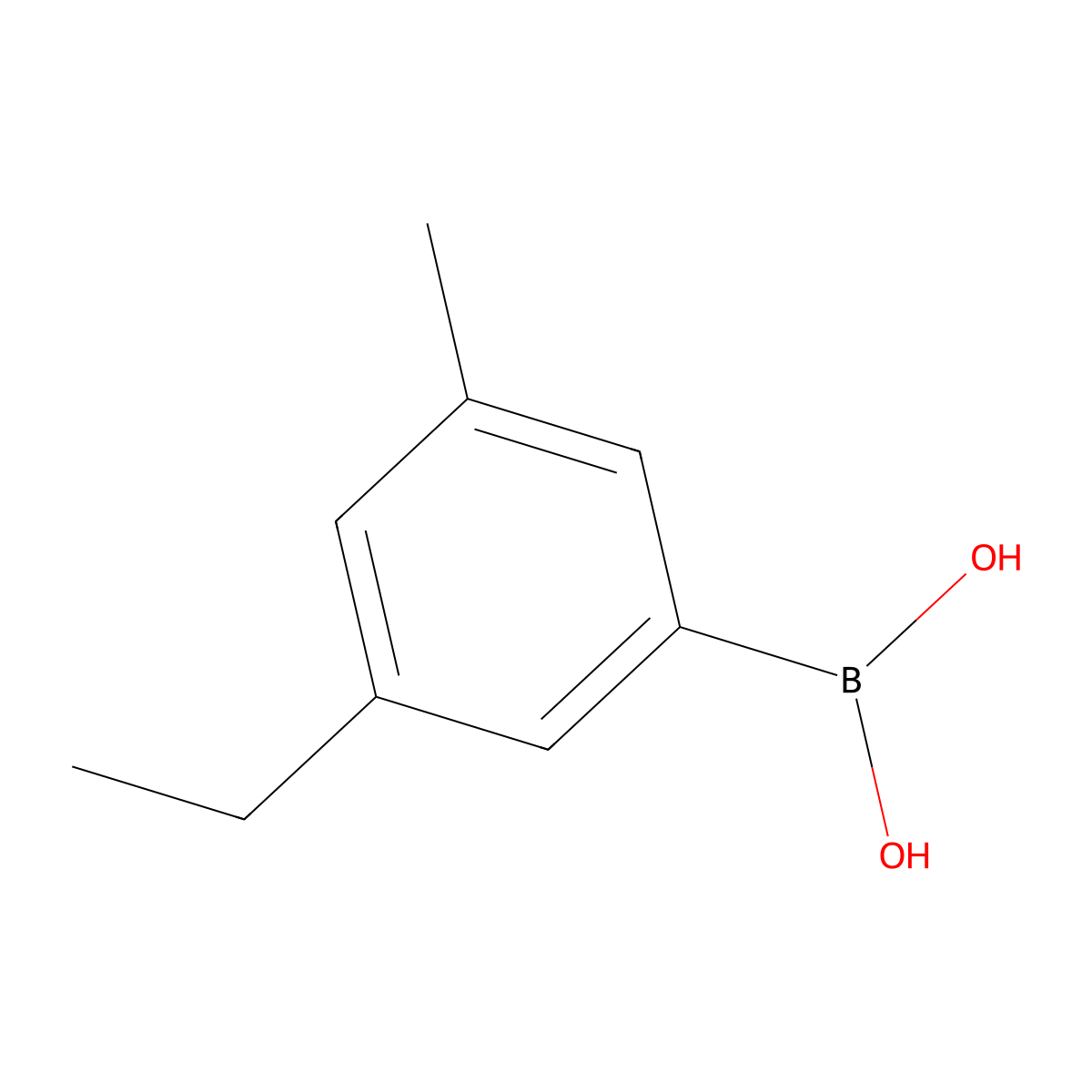 (3-Ethyl-5-methylphenyl)boronic acid molecular structure, CAS 2426630-87-5