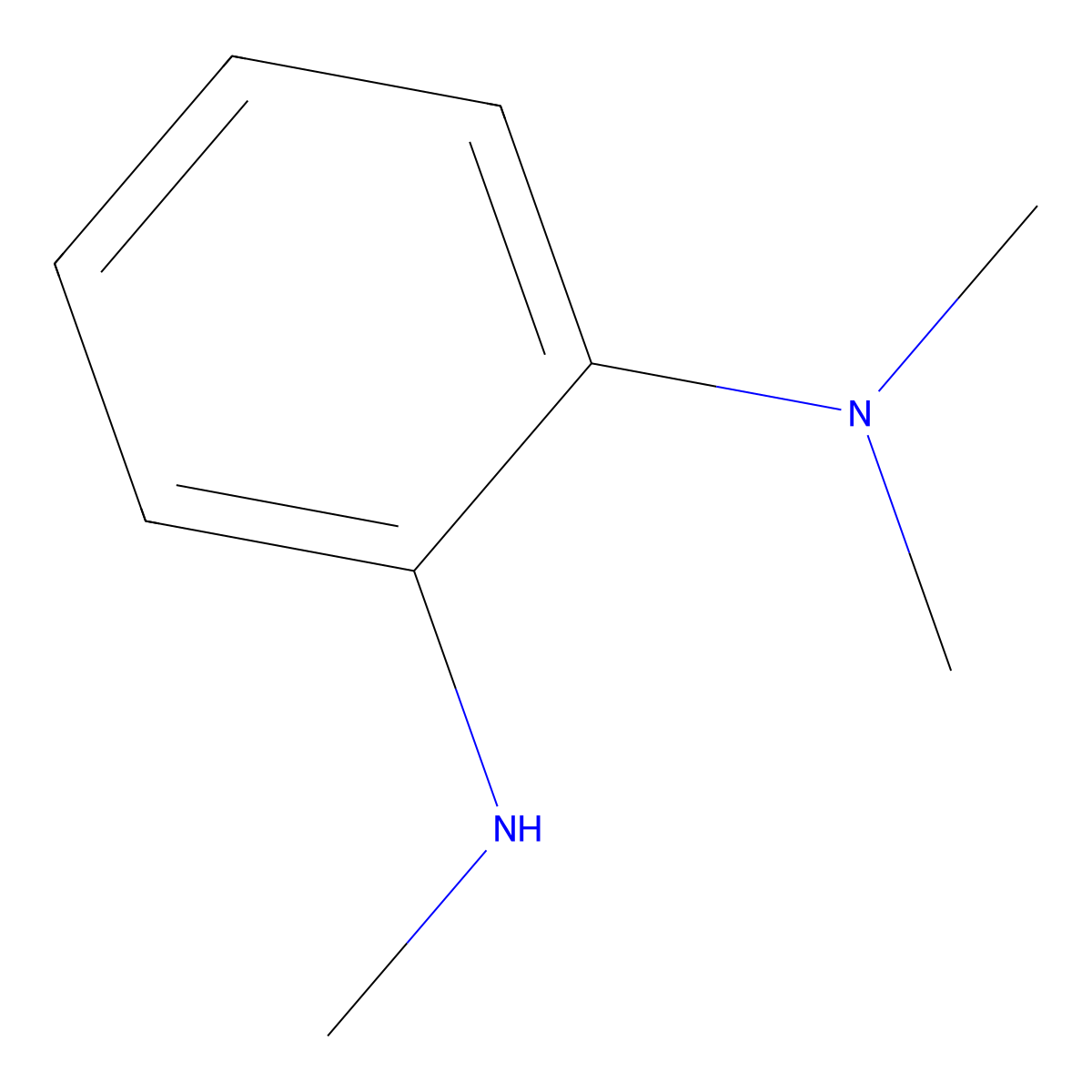 N1,N1,N2-trimethylbenzene-1,2-diamine molecular structure, CAS 2427-03-4