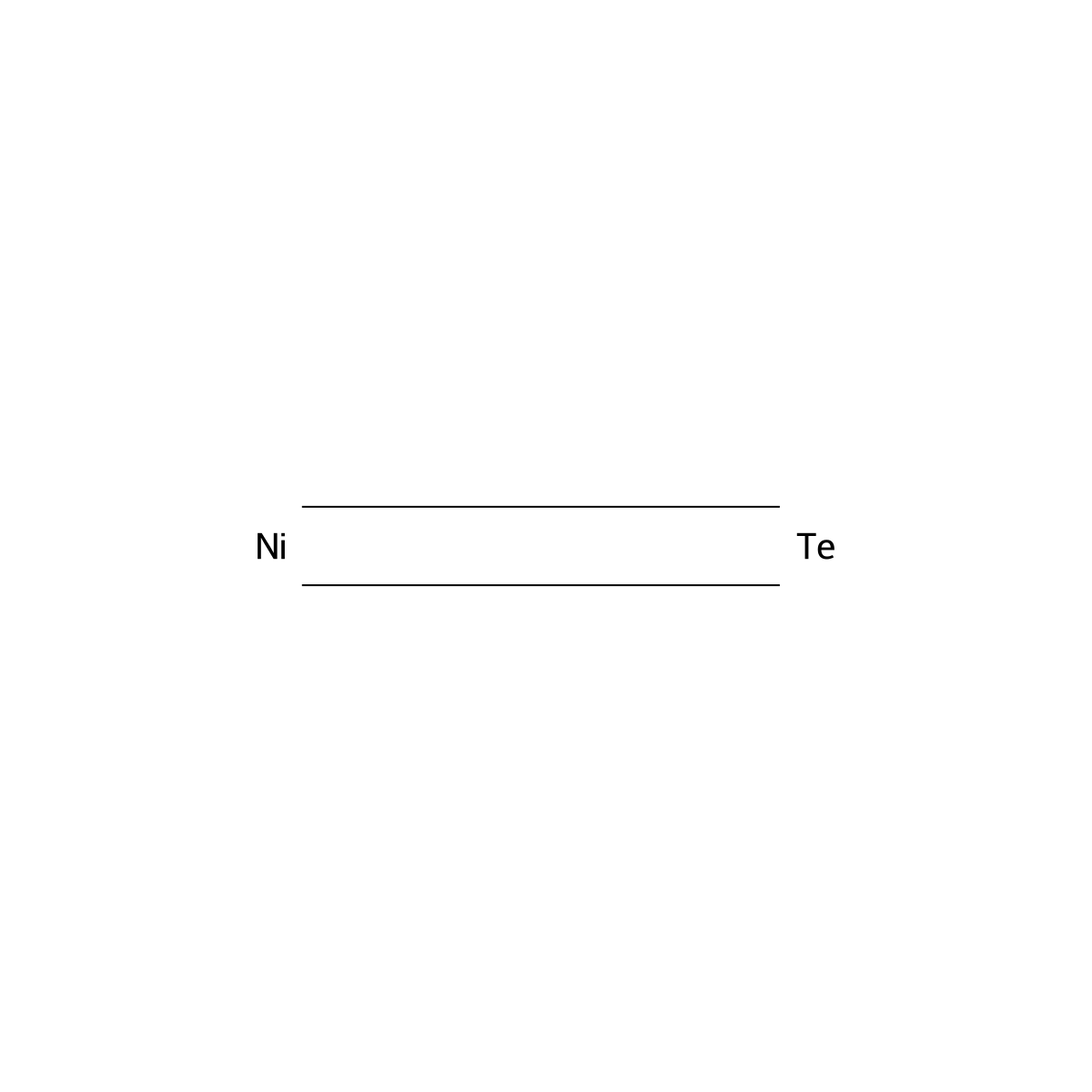 NICKEL TELLURIDE (NiTe) molecular structure, CAS 24270-51-7