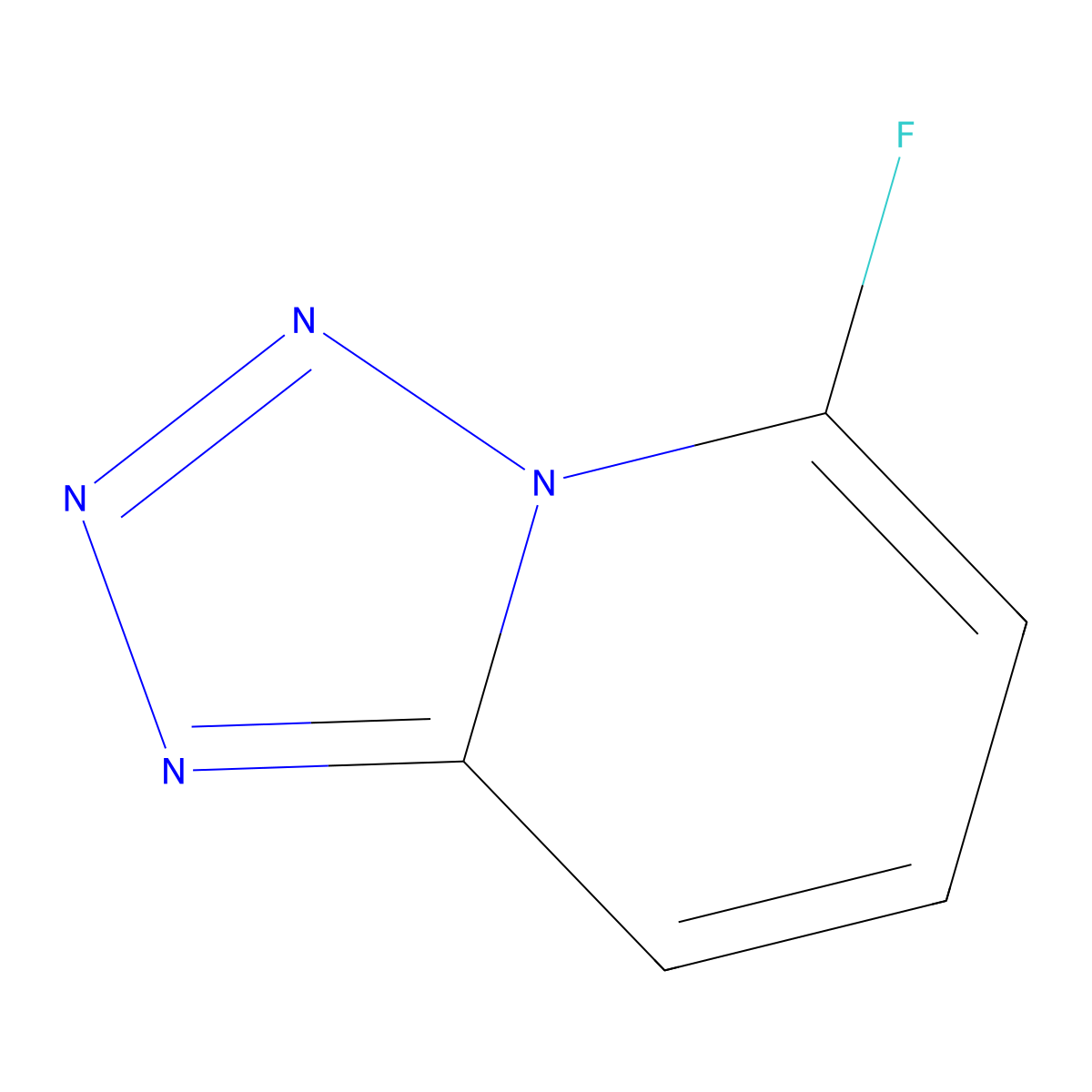 5-Fluoro-[1,2,3,4]tetrazolo[1,5-a]pyridine molecular structure, CAS 242815-89-0