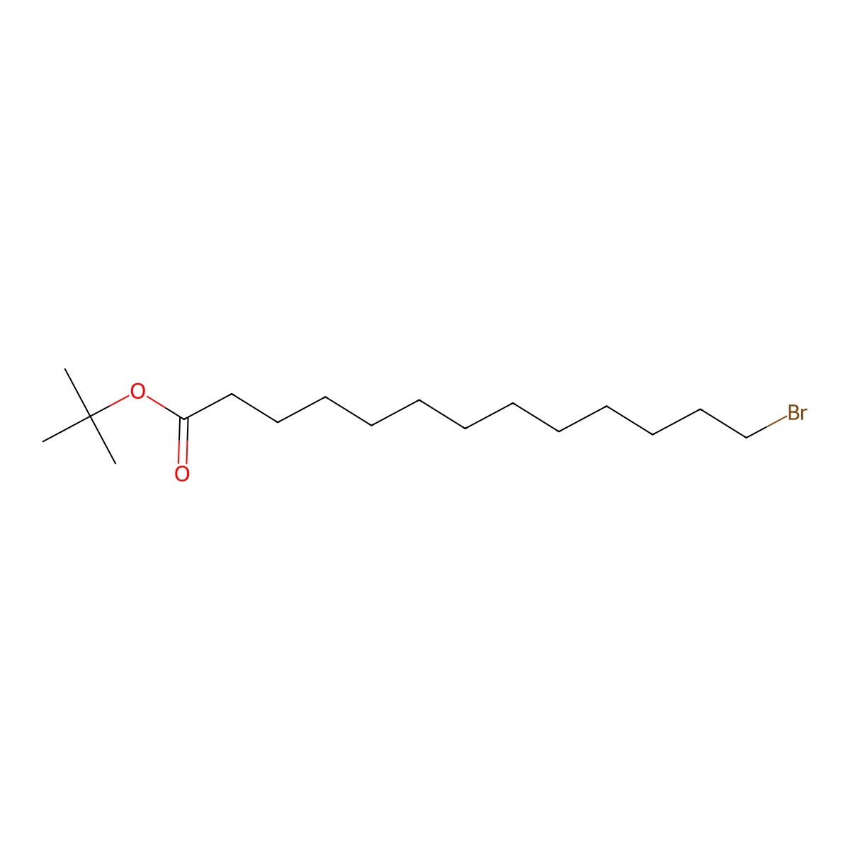 tert-Butyl 13-bromotridecanoate molecular structure, CAS 2428400-69-3