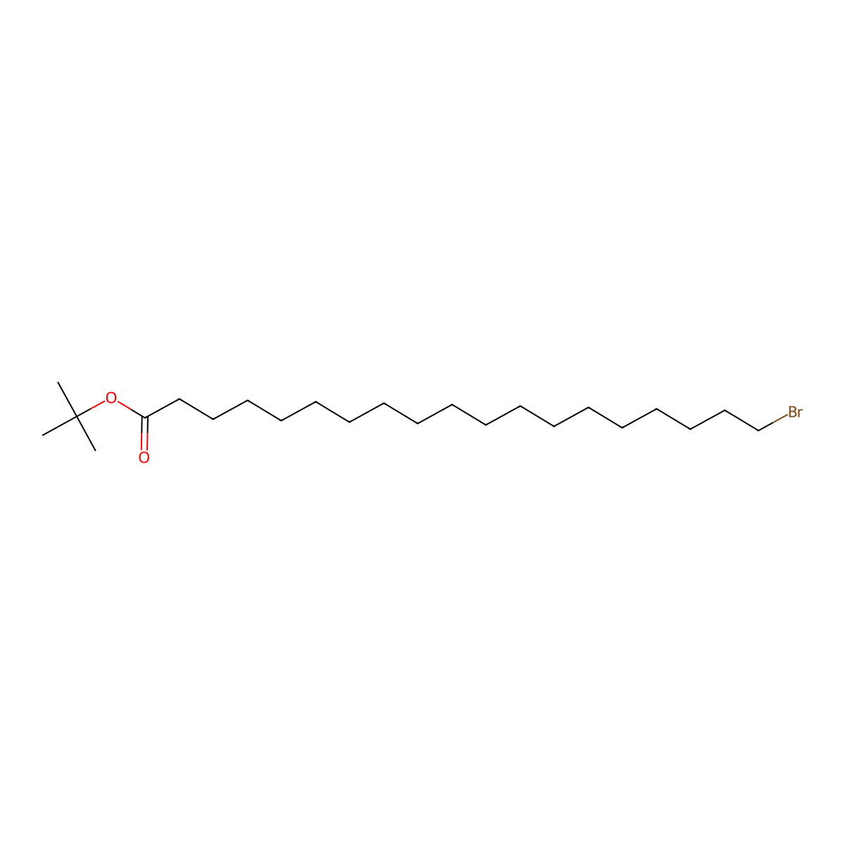 tert-Butyl 19-bromononadecanoate molecular structure, CAS 2428400-73-9