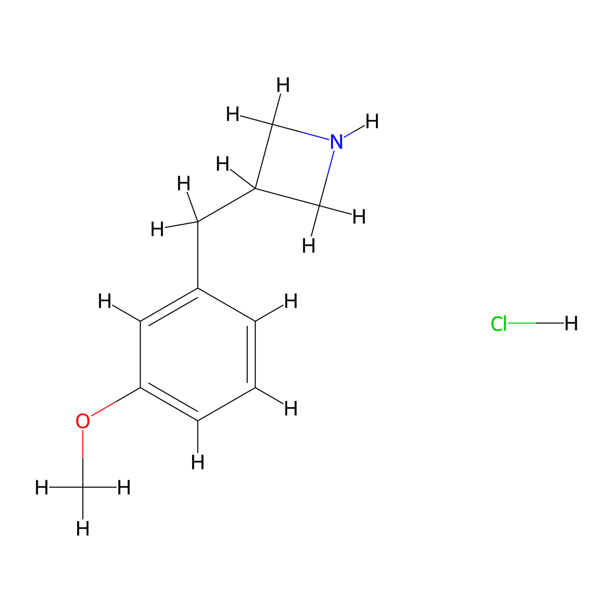 3-[(3-Methoxyphenyl)methyl]azetidine hydrochloride molecular structure, CAS 2428406-11-3