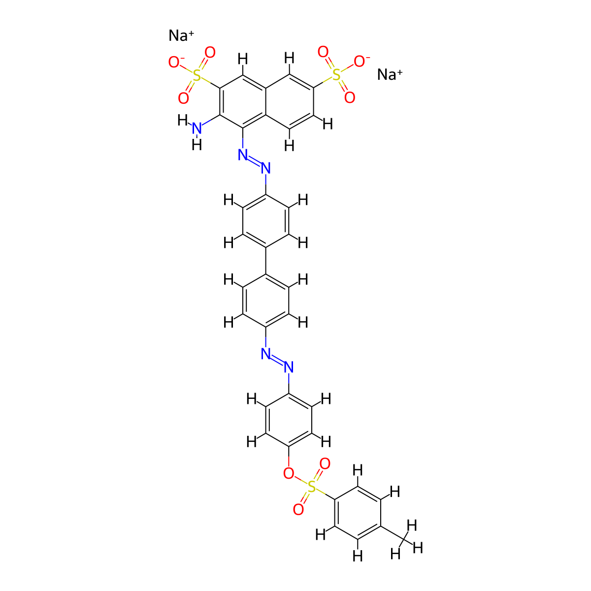Acid Orange 45 molecular structure, CAS 2429-80-3