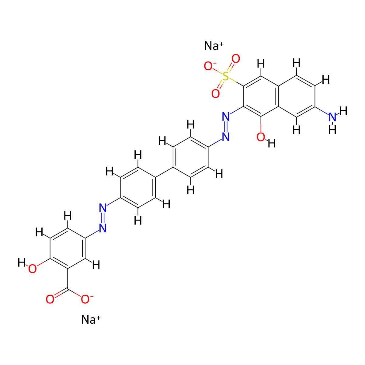 Direct Brown 2 molecular structure, CAS 2429-82-5