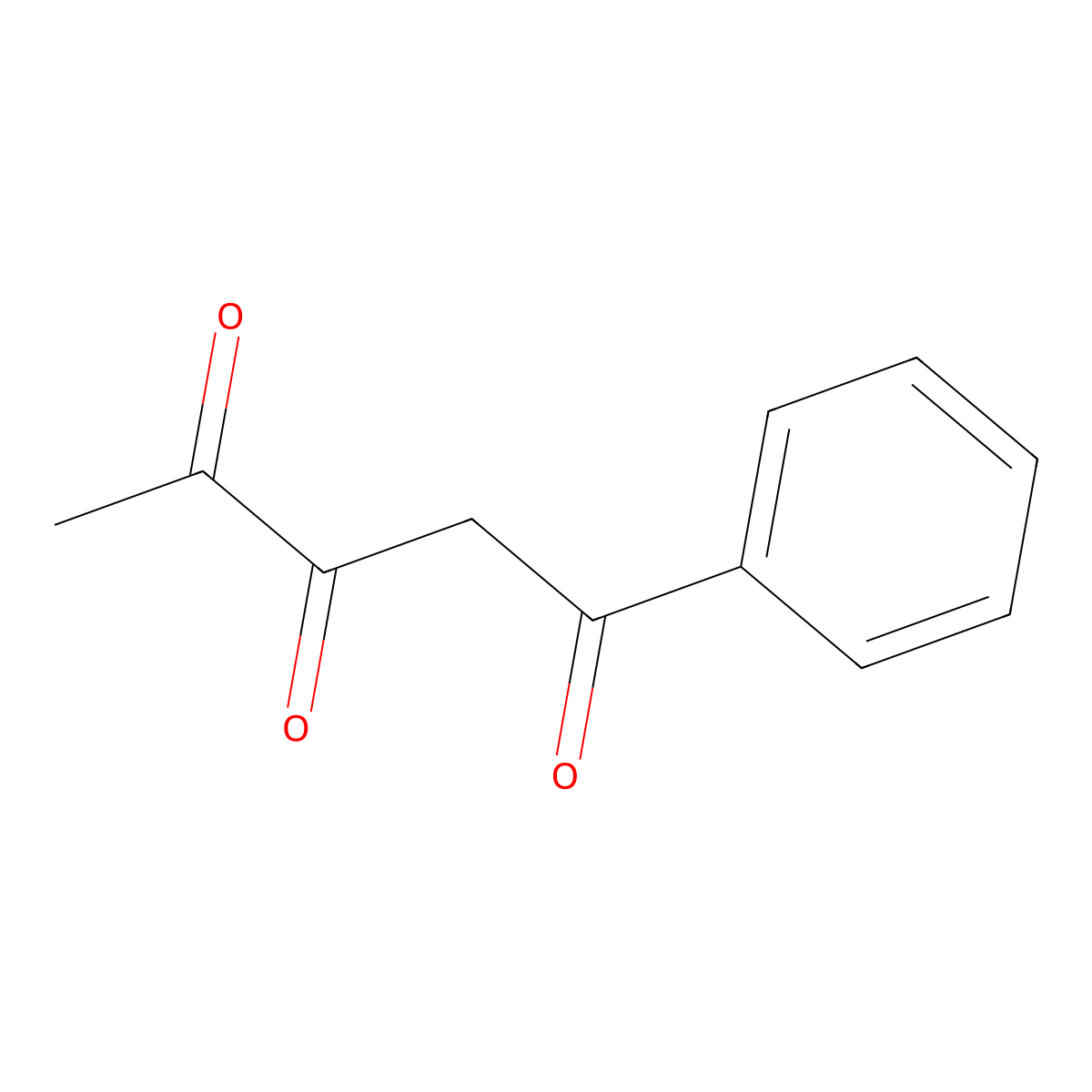 1-Phenylpentane-1,3,4-trione molecular structure, CAS 24298-65-5
