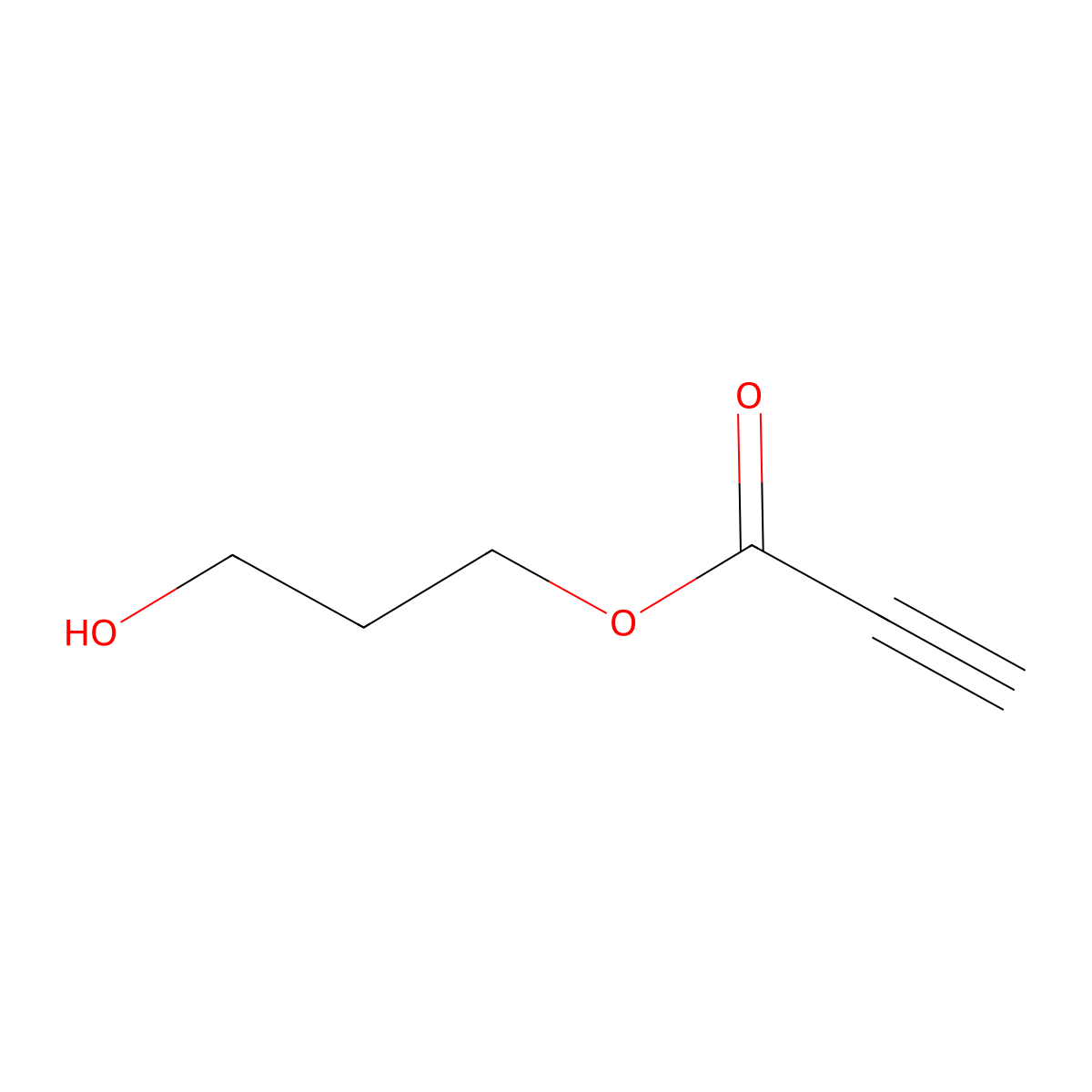 3-Hydroxypropyl prop-2-ynoate molecular structure, CAS 2429964-06-5