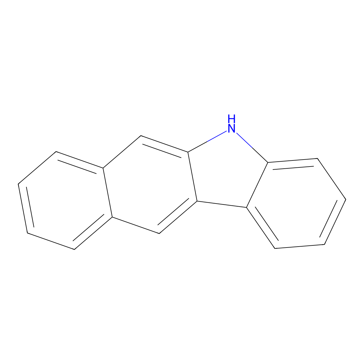 5H-benzo[b]carbazole molecular structure, CAS 243-28-7