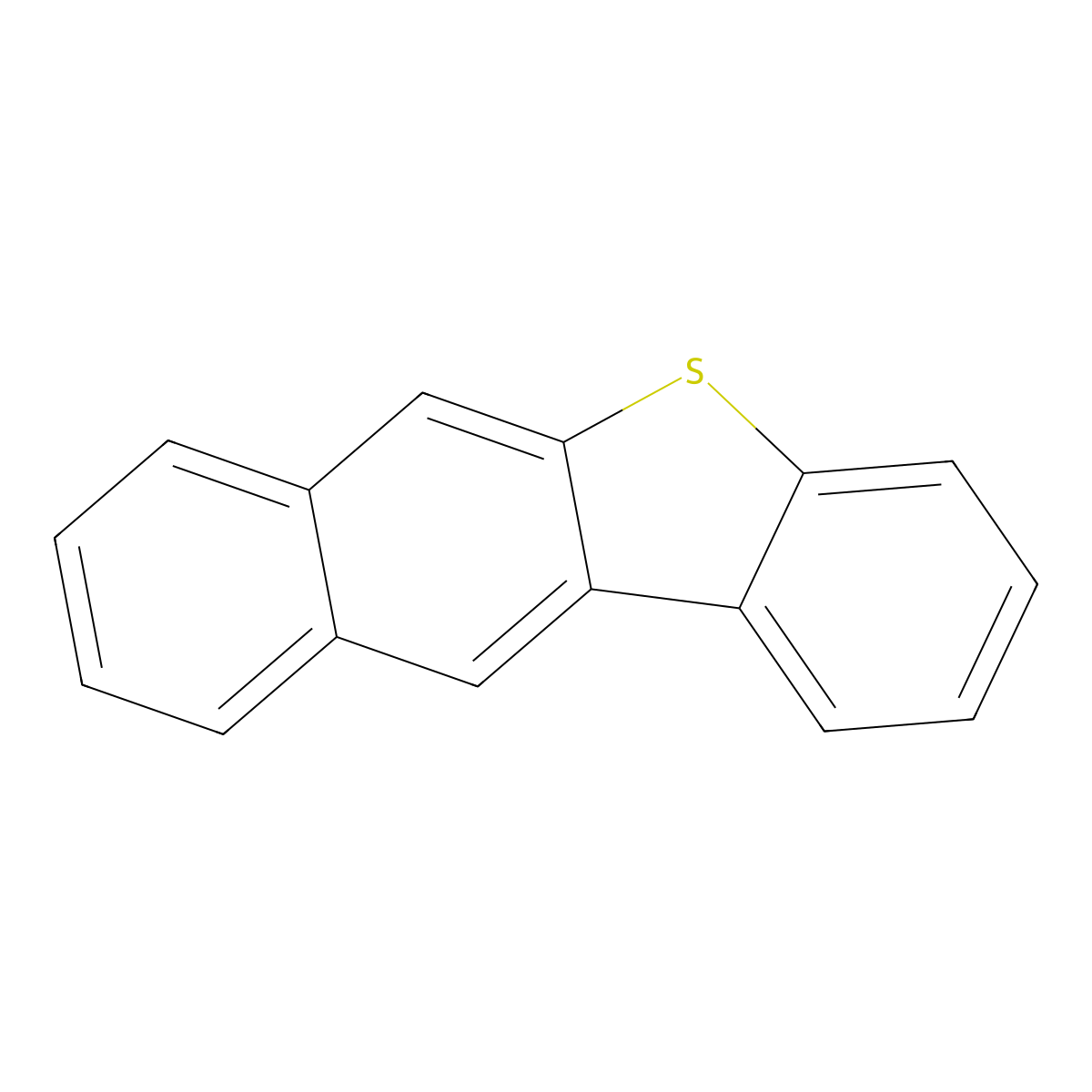 Benzo(b)naphtho(2,3-d)thiophene molecular structure, CAS 243-46-9