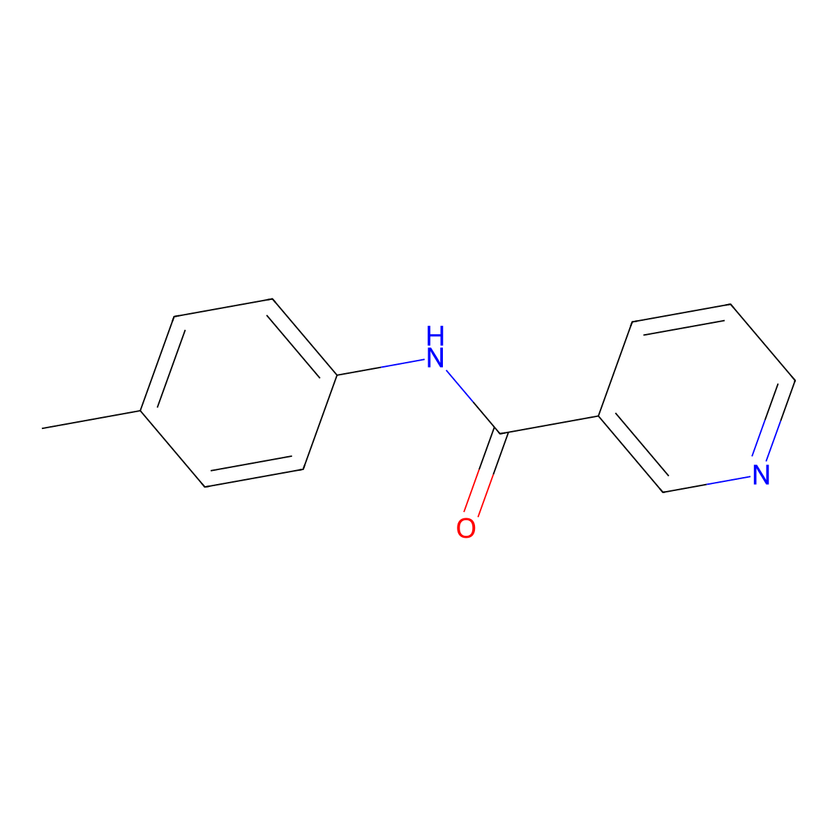 4'-Methylnicotinanilide molecular structure, CAS 24303-02-4