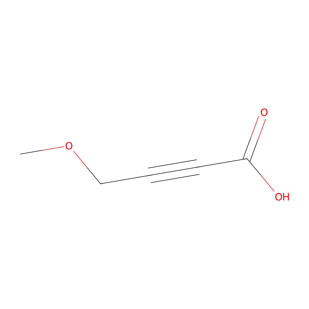 4-Methoxybut-2-ynoic acid molecular structure, CAS 24303-64-8