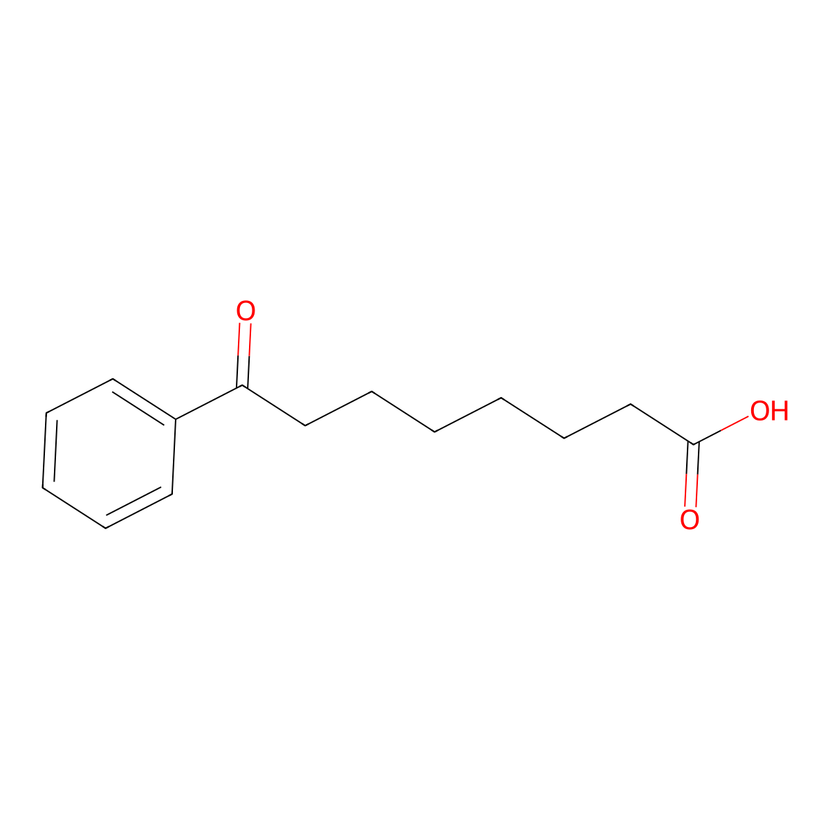 8-Oxo-8-phenyloctanoic acid molecular structure, CAS 24314-23-6