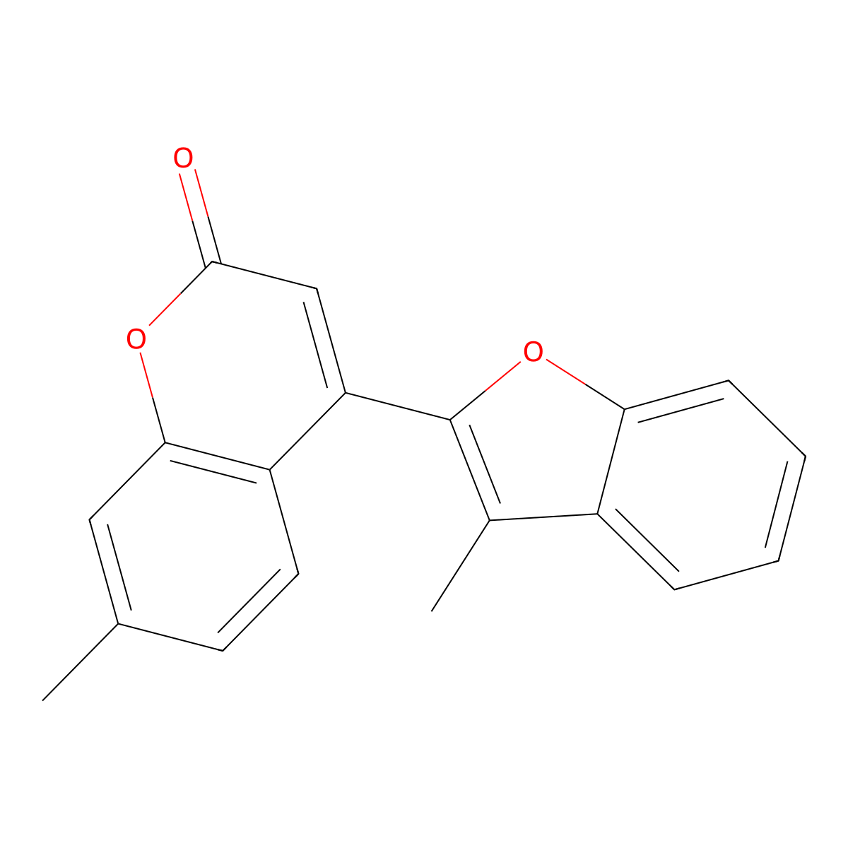7-methyl-4-(3-methyl-1-benzofuran-2-yl)-2H-chromen-2-one molecular structure, CAS 243143-65-9