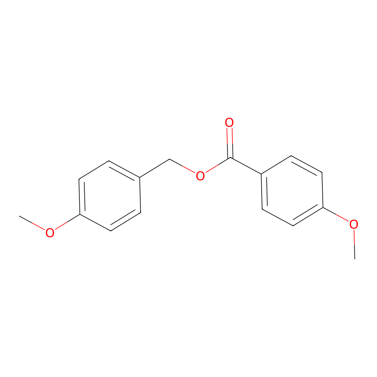 p-Methoxybenzyl p-anisate molecular structure, CAS 24318-43-2