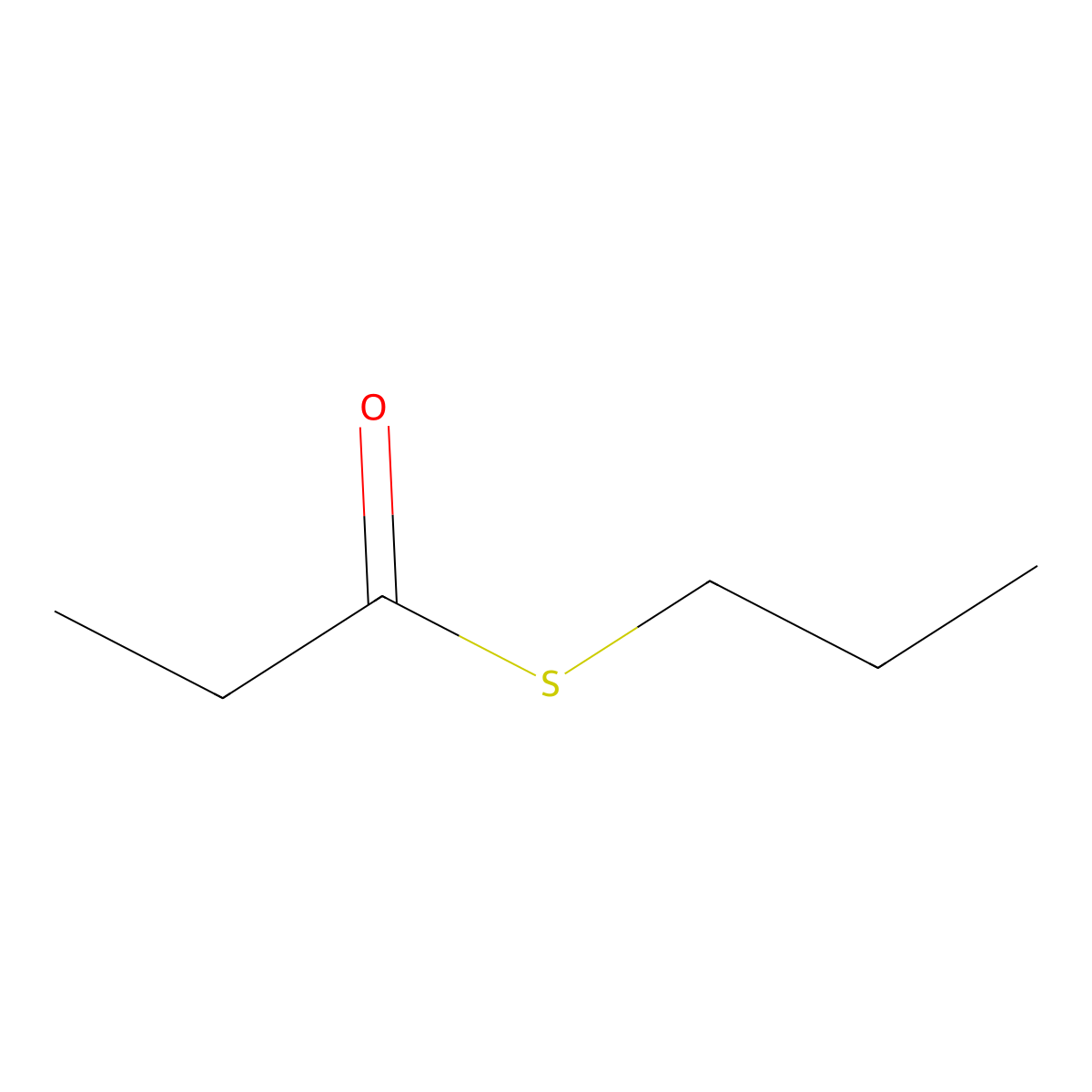 S-Propyl propanethioate molecular structure, CAS 2432-43-1