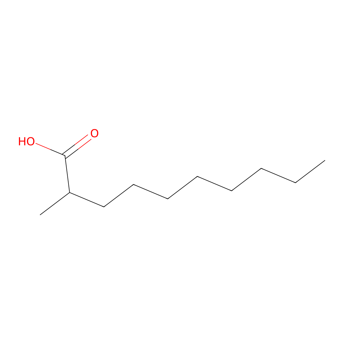 Decanoic acid, 2-methyl- molecular structure, CAS 24323-23-7