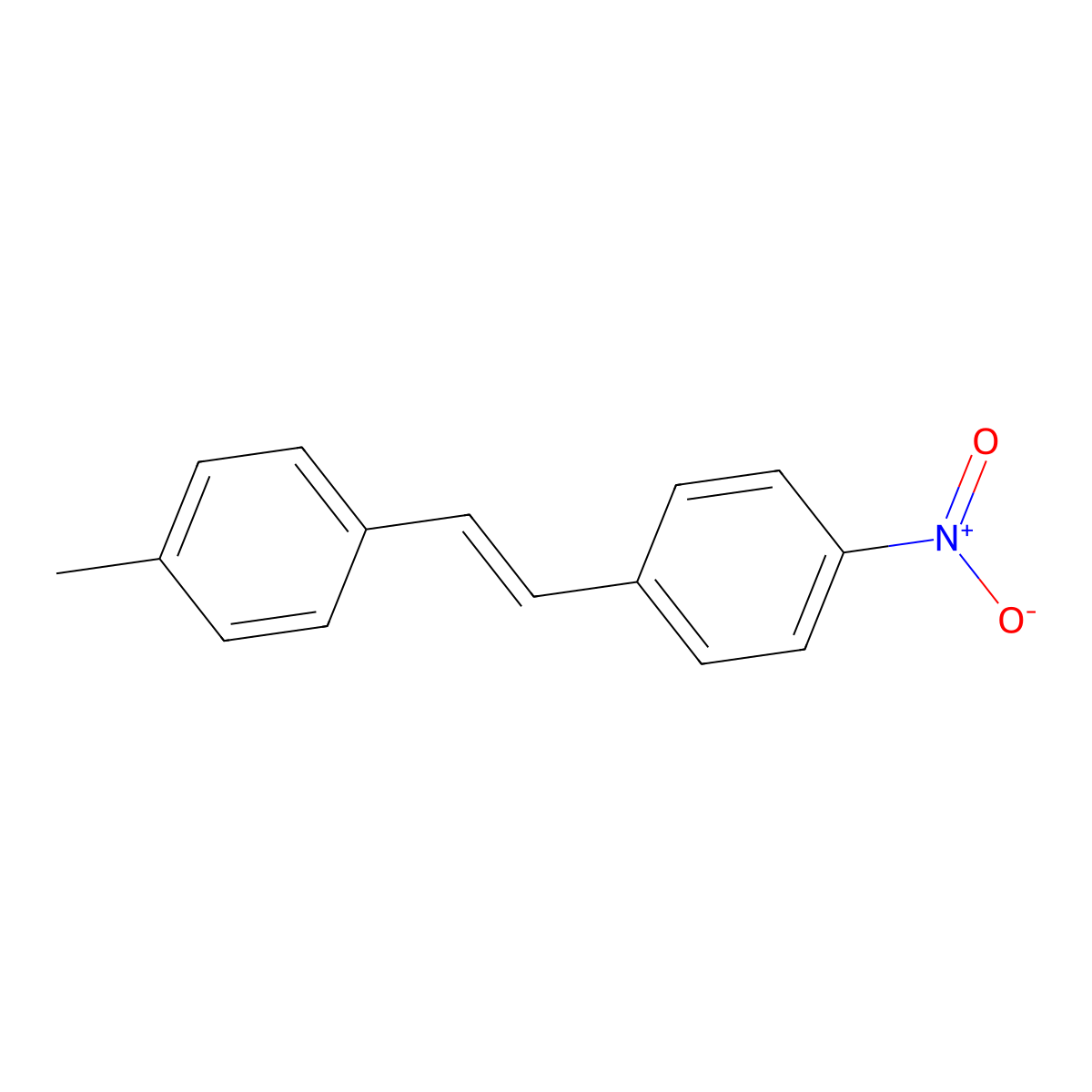 4'-Methyl-4-nitrostilbene molecular structure, CAS 24325-70-0