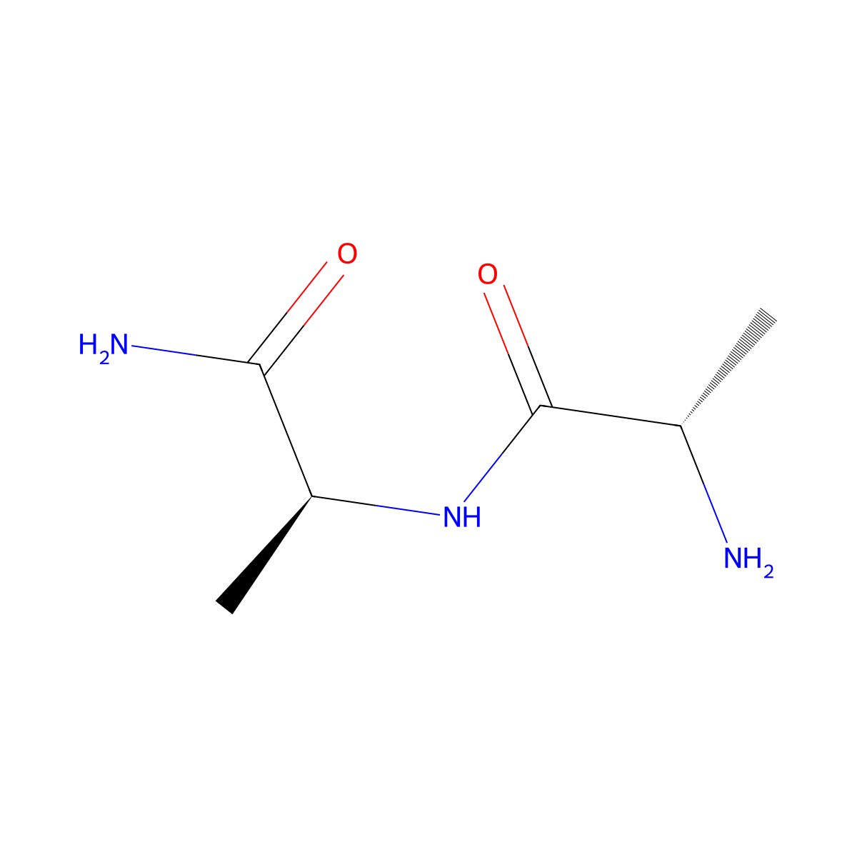 Alanyl-l-alaninamide molecular structure, CAS 24326-08-7