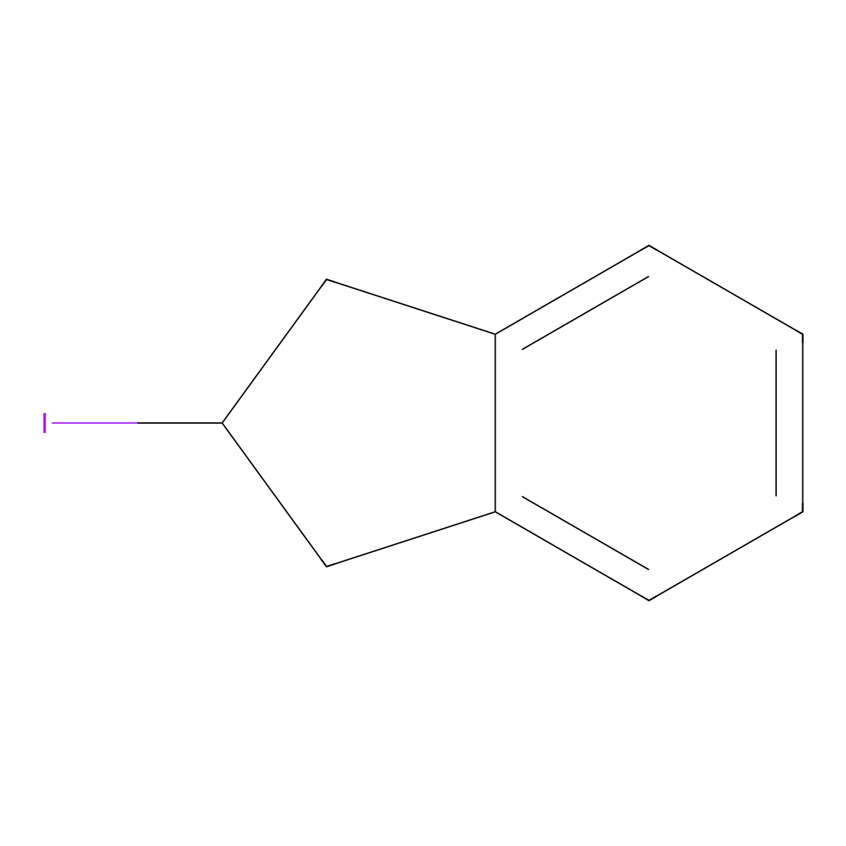 2-iodo-2,3-dihydro-1H-indene molecular structure, CAS 24329-96-2
