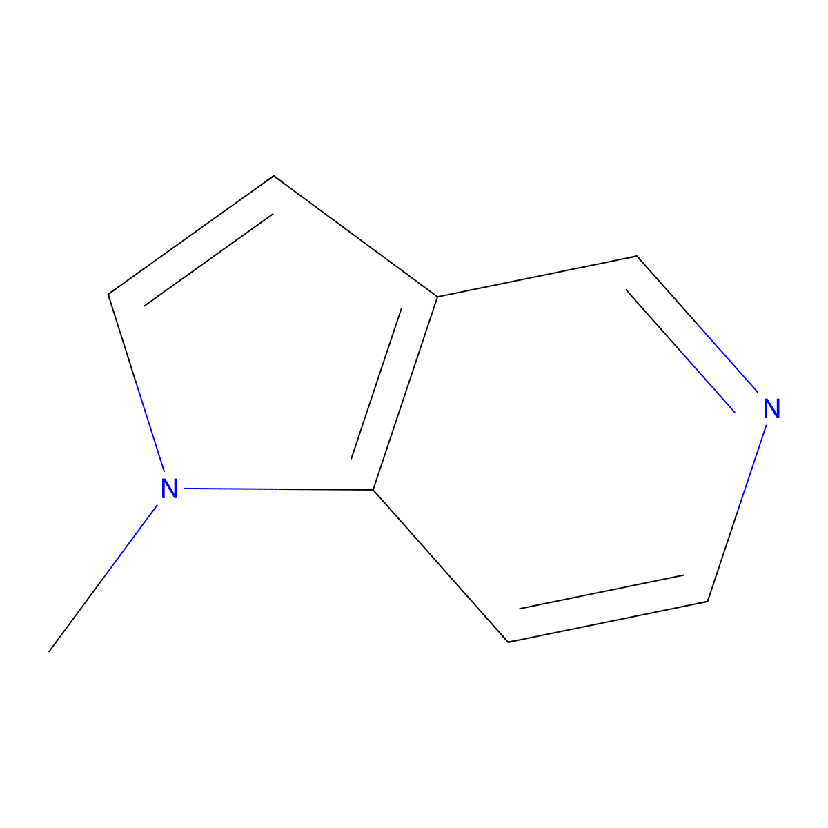 1-Methyl-1H-pyrrolo[3,2-C]pyridine molecular structure, CAS 24331-97-3