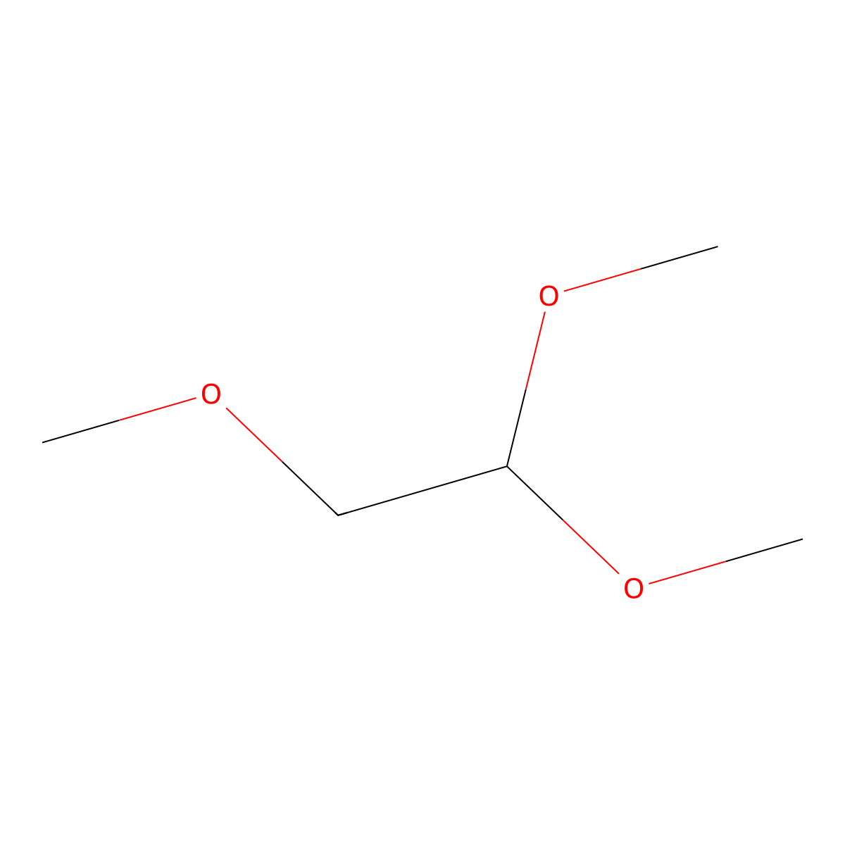 1,1,2-Trimethoxyethane molecular structure, CAS 24332-20-5