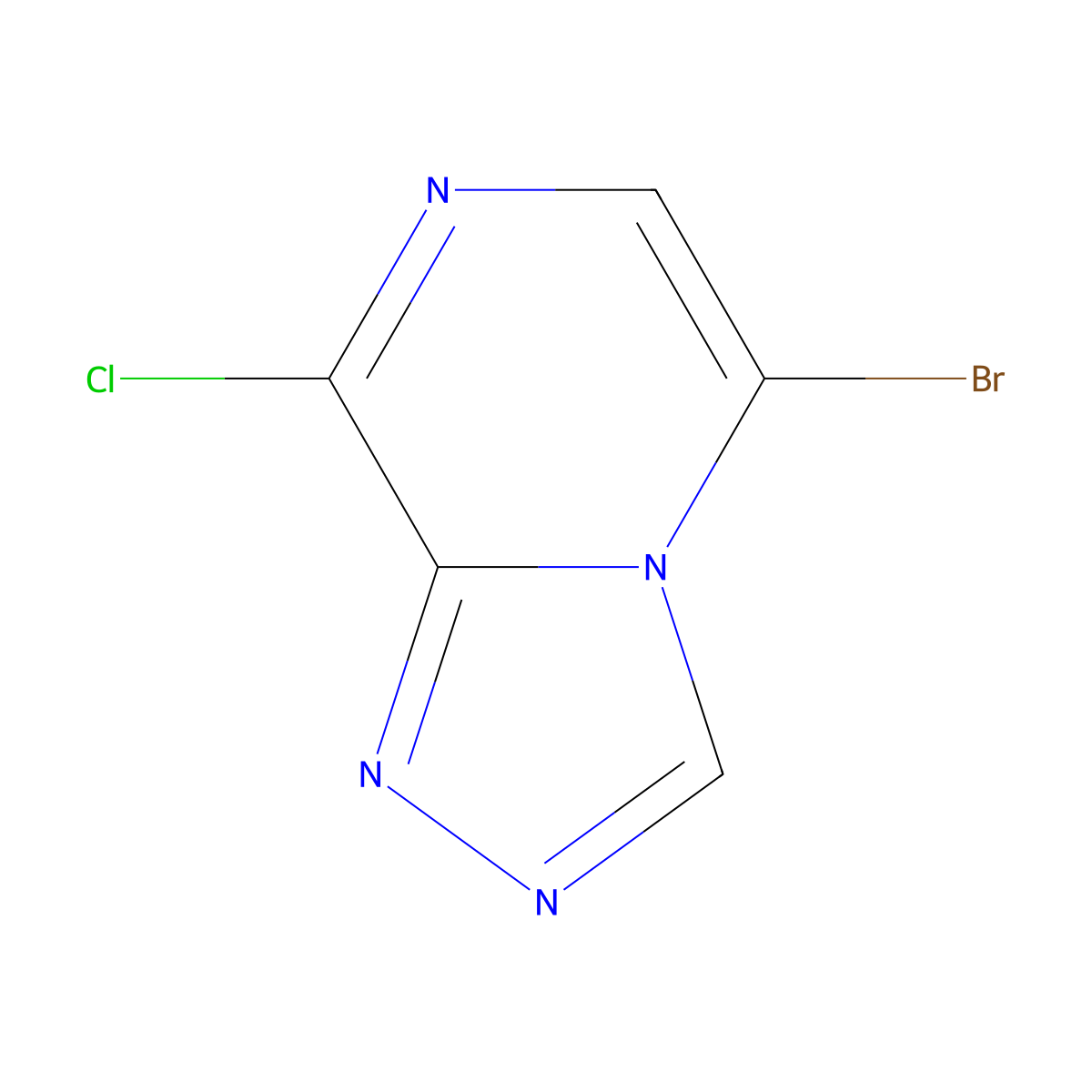 5-Bromo-8-chloro-[1,2,4]triazolo[4,3-a]pyrazine molecular structure, CAS 2433901-33-6