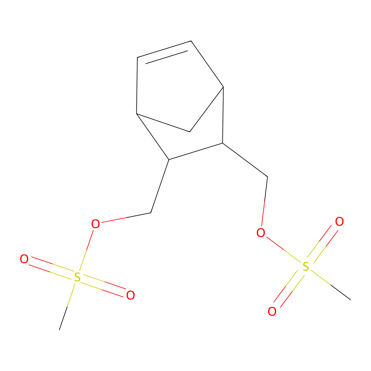 5,6-Bis(methylsulfonyloxymethyl)bicyclo[2.2.1]hept-2-ene molecular structure, CAS 2434-87-9
