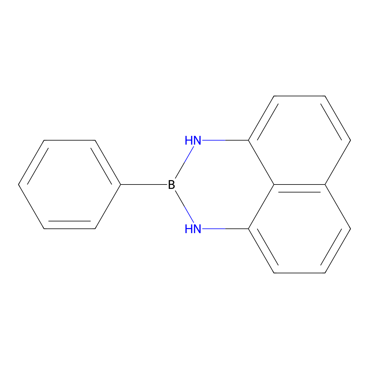 2-Phenyl-2,3-dihydro-1H-naphtho[1,8-de][1,3,2]diazaborinine molecular structure, CAS 24341-81-9